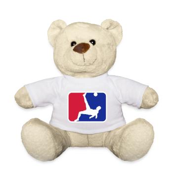 Kickback Soccer Kicker Soccer World Cup - Teddy Bear - white - Front