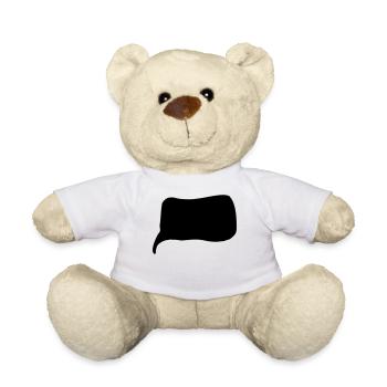 speech bubble - Teddy Bear - white - Front