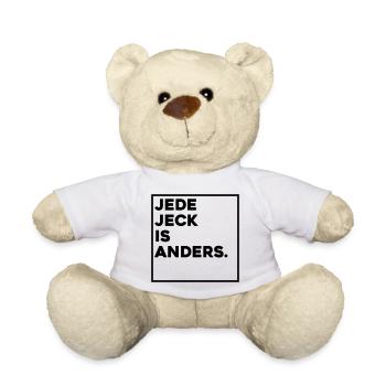 JEDE JECK IS ANDERS - Teddy - Weiß - Vorne