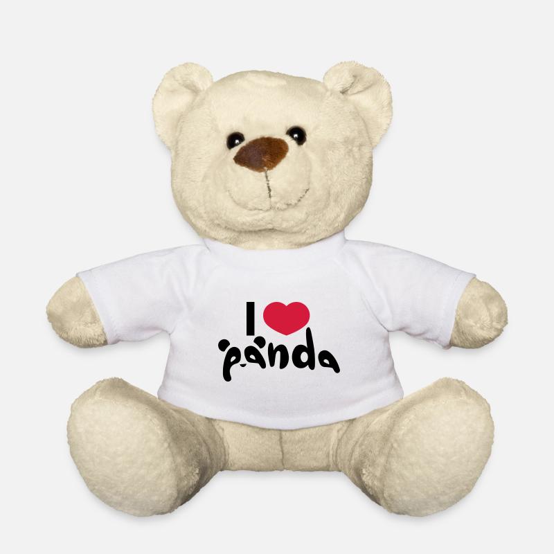 I love panda - Nounours - blanc