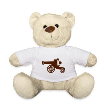 old gun 18 - Teddy Bear - white - Front