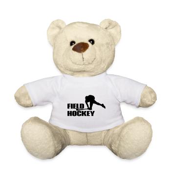 Field Hockey Field Hockey Sport Gift - Teddy Bear - white - Front