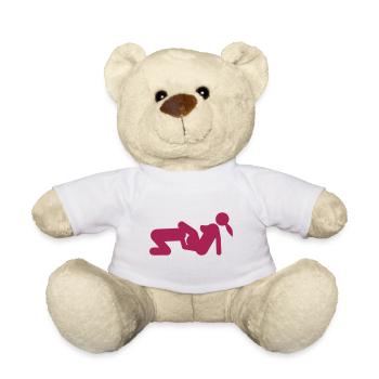 Sex paar icone liebe position 40410572 - Teddy - Weiß - Vorne