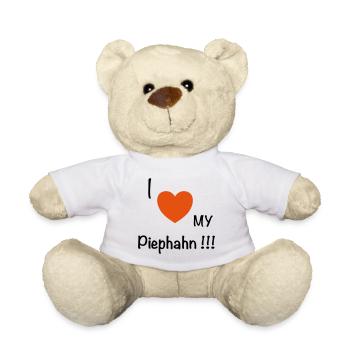 J'aime mon coin - Nounours - blanc - Devant