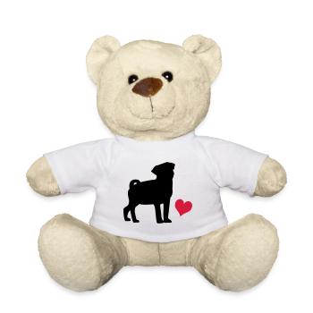 Mops - Nounours - blanc - Devant