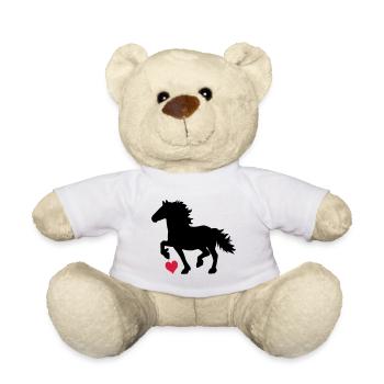 Cheval de la Frise - Nounours - blanc - Devant