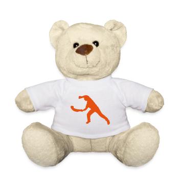 Baskische Pelota Silhouette 2 - Teddy - Weiß - Vorne