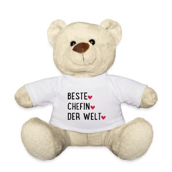 Beste Chefin der Welt - Teddy - Weiß - Vorne