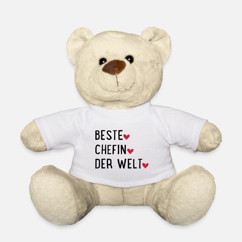 Beste Chefin der Welt - Teddy - Weiß