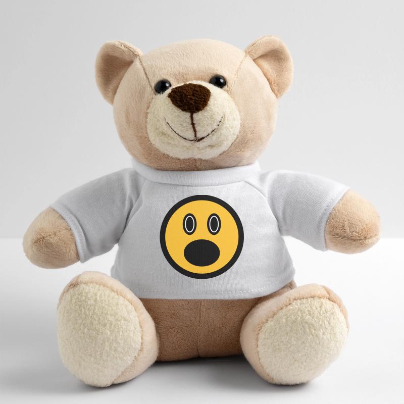 Émoticône perplexe, icône d'image, visage de bâton Nounours