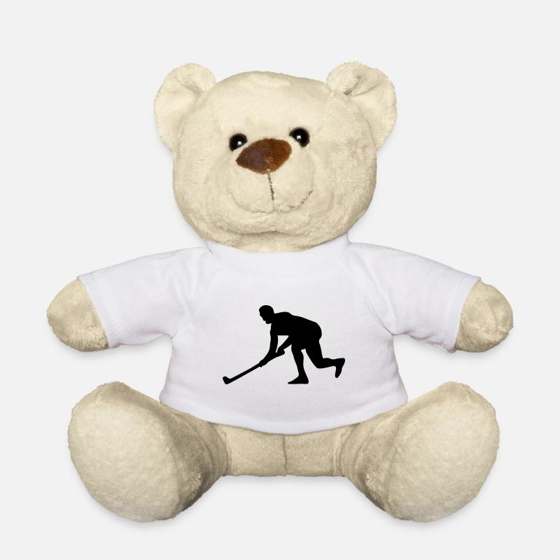 field hockey - Teddy Bear - white
