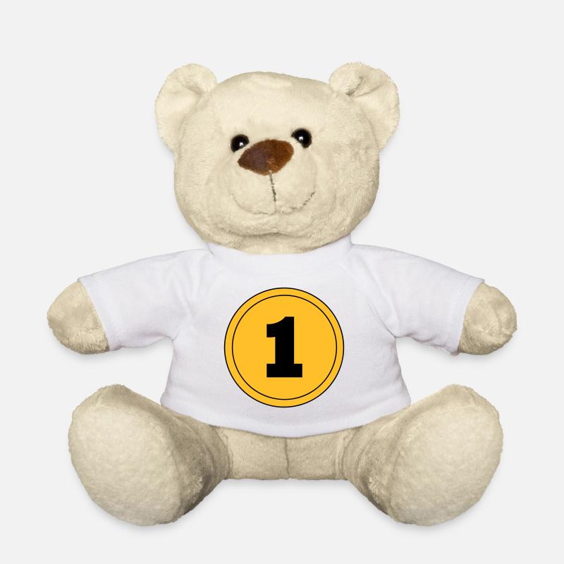Numéro 1 - Nounours - blanc