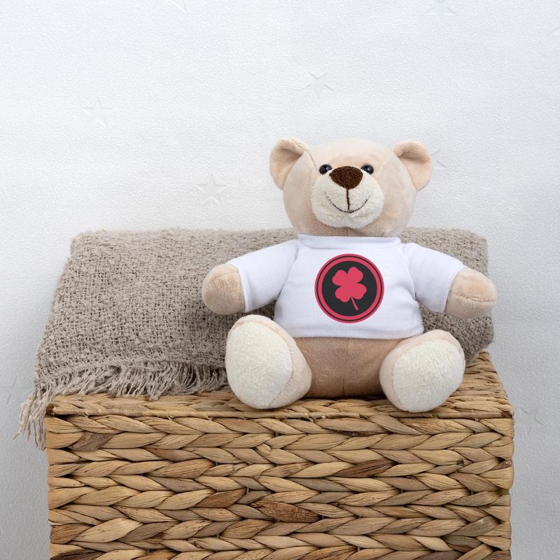 Clover Symbol Teddy Bear