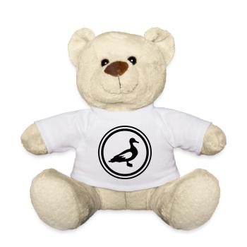 Animal canard - Nounours - blanc - Devant