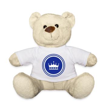 Symbole de la couronne - Nounours - blanc - Devant