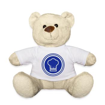 Chef's hat Chef - Teddy Bear - white - Front