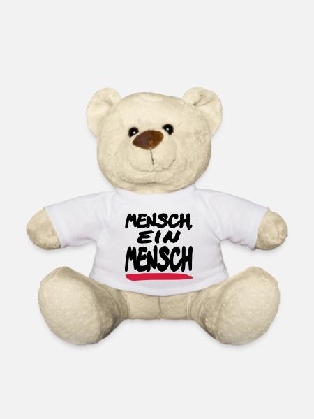 Mensch ein Mensch - Teddy - Weiß