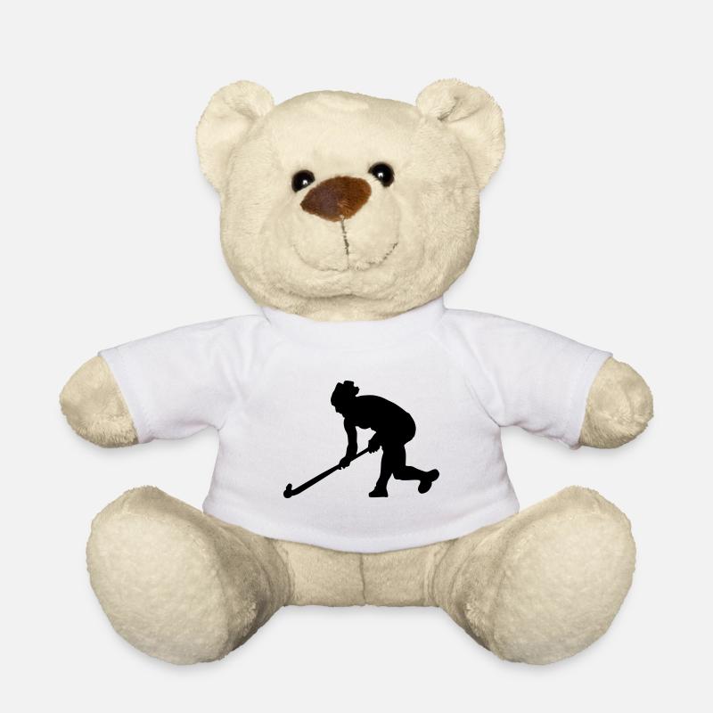field hockey - Teddy Bear - white