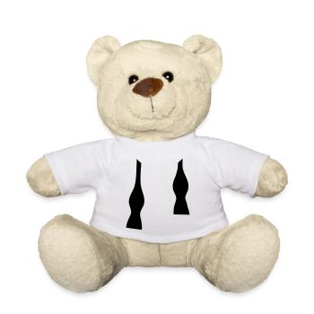 Fliege Un-done - Teddy - Weiß - Vorne