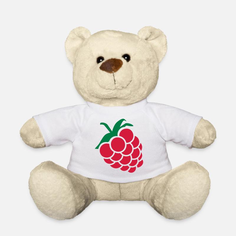 Himbeere - Teddy - Weiß