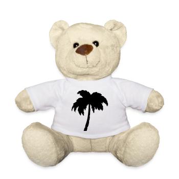 Palm tree - Teddy Bear - white - Front