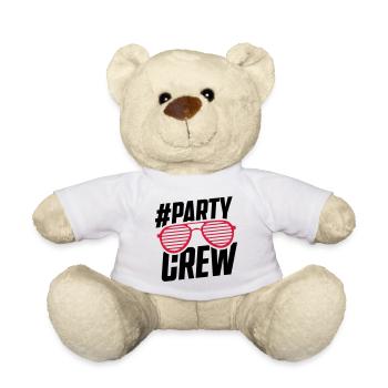 lunettes de soleil party crew - Nounours - blanc - Devant