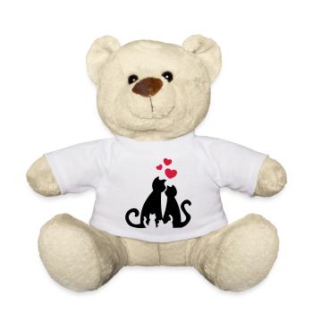 Famille de chat Famille de chats Famille de chats - Nounours - blanc - Devant