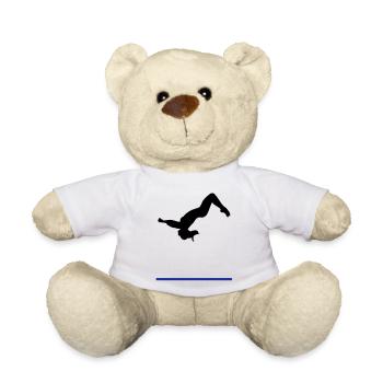 Turnerin, Turnen, Salto 2 - Teddy - Weiß - Vorne