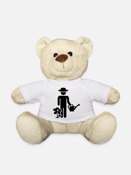 Gardener - Teddy Bear - white