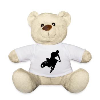 Moto Cross - Teddy - Weiß - Vorne