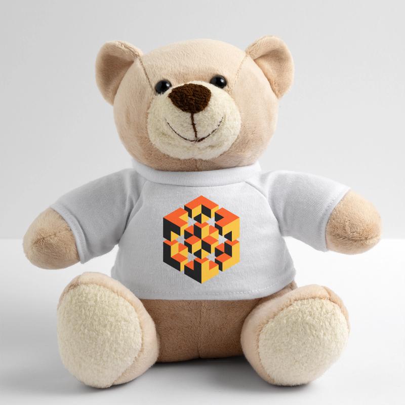 impossible figure Escher cube geometry fantasy Teddy Bear