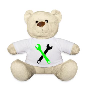 Tool Wrench 1 - Teddy Bear - white - Front