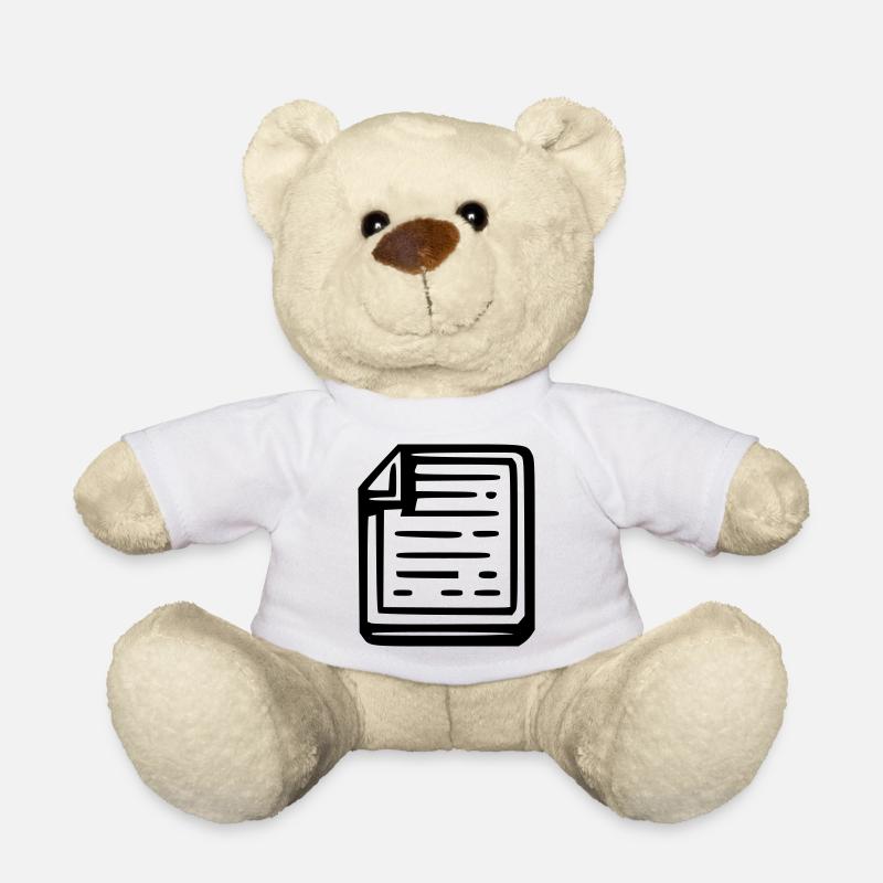 Notes - Nounours - blanc