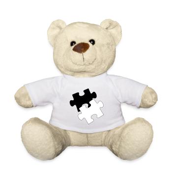 puzzle - Teddy Bear - white - Front