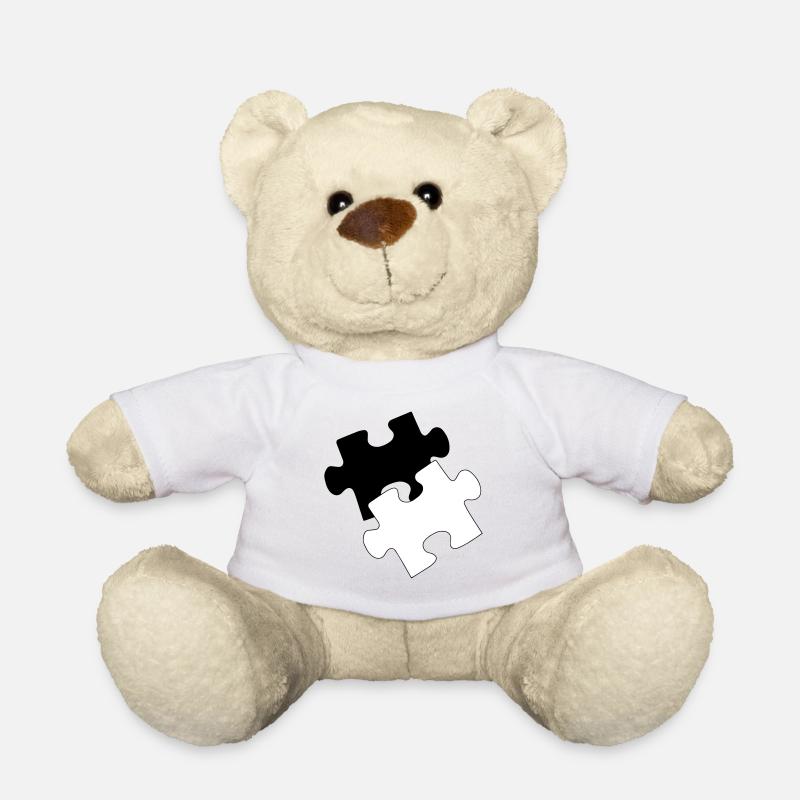 puzzle - Nounours - blanc