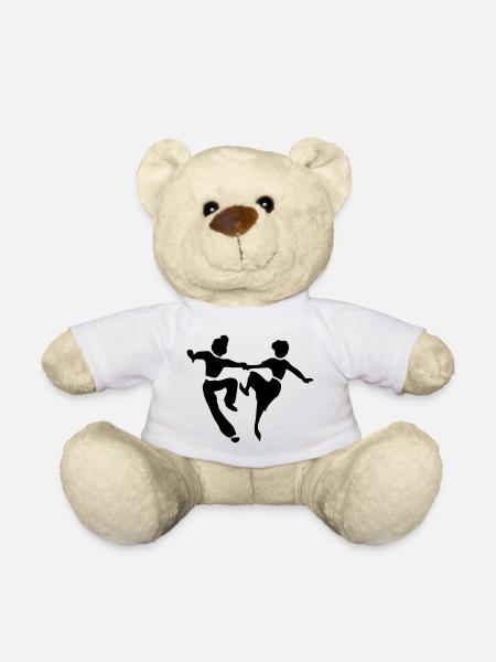 retro dance jive by Patjila - Teddy Bear - white