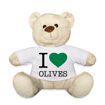 I LOVE OLIVES Oliven - Teddy - Weiß - Vorne
