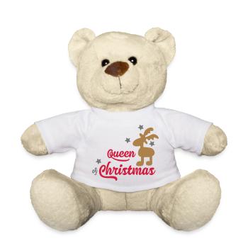 christmas - Teddy Bear - white - Front