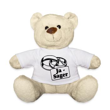 Junggesellenabschied, JGA Bräutigam - Ja Sager(25) - Teddy - Weiß - Vorne