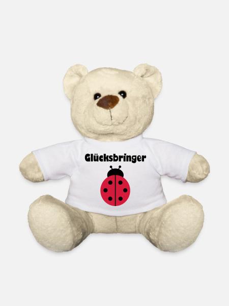 Marienkäfer - Teddy - Weiß