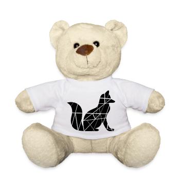 Fuchs Silhouette - Teddy - Weiß - Vorne