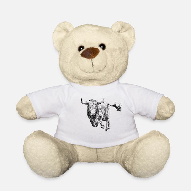 Stier - Teddy - Weiß
