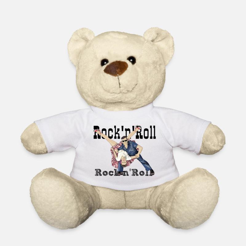 Rock and Roll - Teddy - Weiß