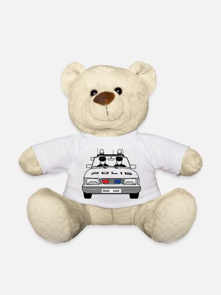 Polizei - Teddy - Weiß
