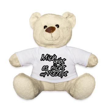 Nur auf Rezept Arzt, Arzthelferin, Fun, Geschenk - Teddy - Weiß - Vorne