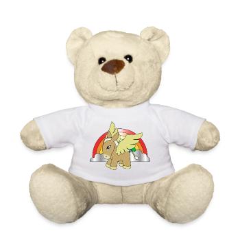 einhorn unicorn elf elfe fairy fairies prinzessin - Teddy - Weiß - Vorne