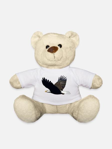 Eagle bald eagle tea poison - Teddy Bear - white