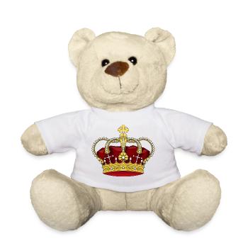 roi couronne royale couronne tour du château château burg1 - Nounours - blanc - Devant