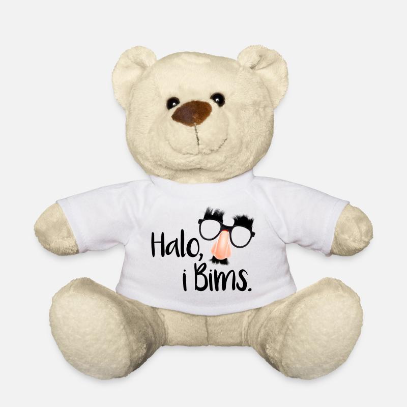 Halo, i Bims - Teddy - Weiß