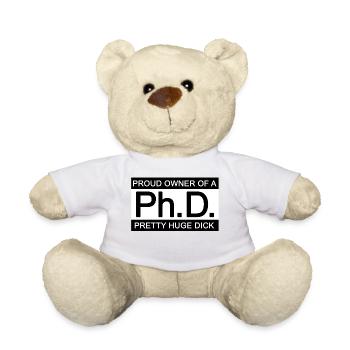 Doctorat Propriétaire fier d'un Dick assez énorme - Nounours - blanc - Devant
